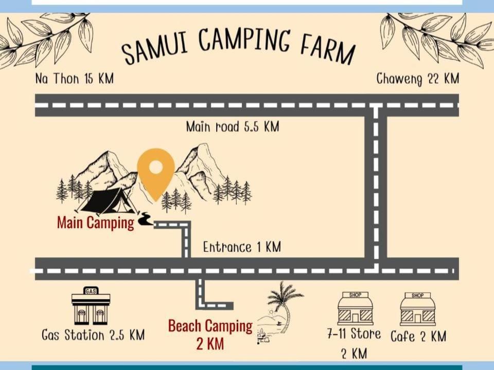 Samui Camping Farm Laem Sor Exterior foto